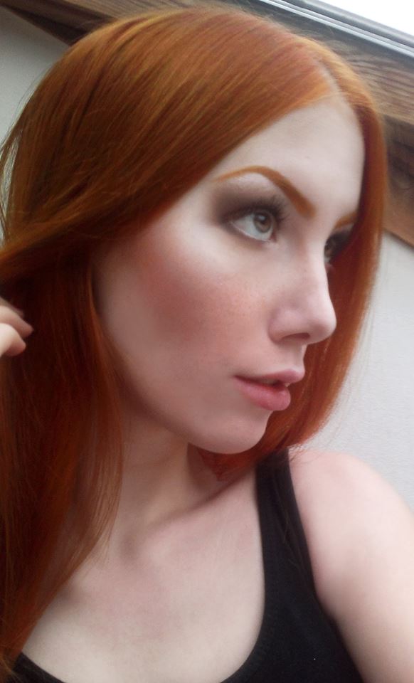 closeup redhead