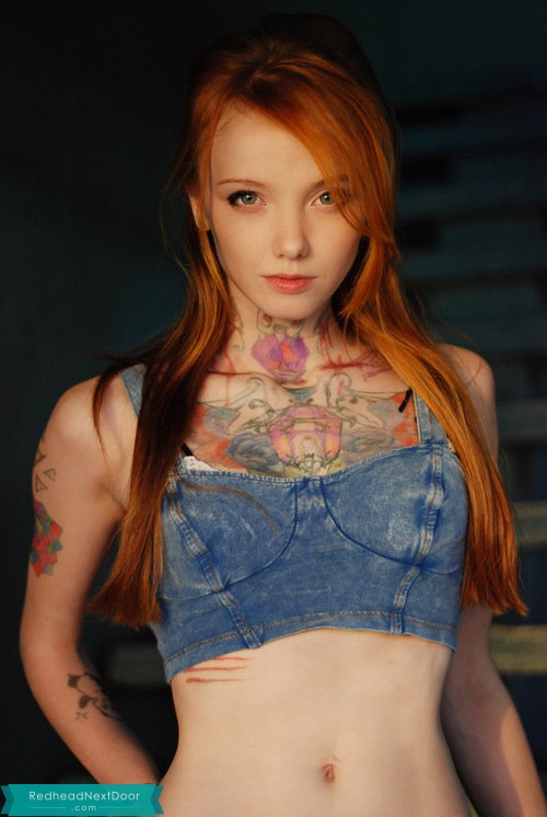 How Many Tattoos Does She Have Redhead Next Door