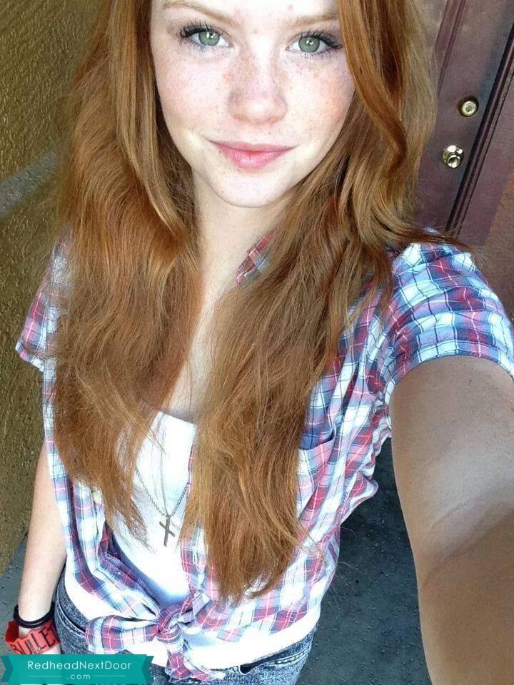 Monday Morning Freckles Selfie Redhead Next Door Photo Gallery