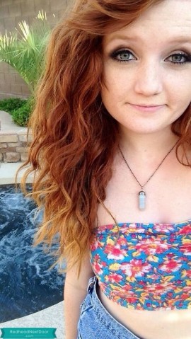 Redhead selfie with some jacuzzi style! | Redhead Next Door Photo Gallery