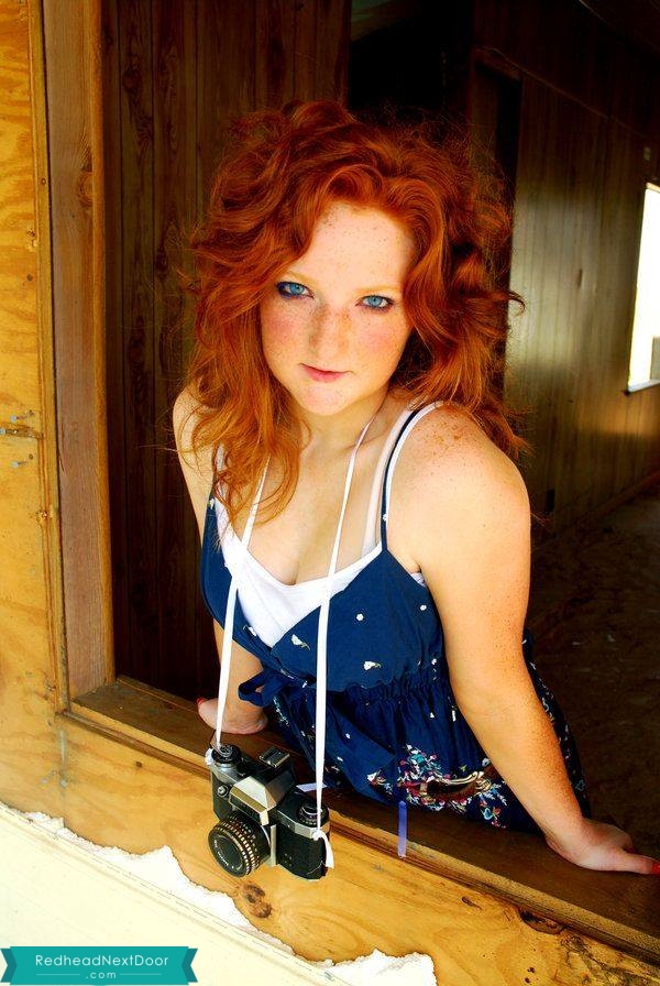 redhead photographer