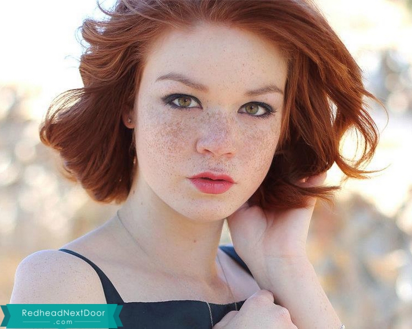 Redhead Эллисон Грейди. Freckle Fox. Allison Grady.